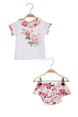 Wholesale Baby Girls 2-Piece T-Shirt and Shorts Set 3-24M Zeyland 1070-231Z2AFH77 - Zeyland