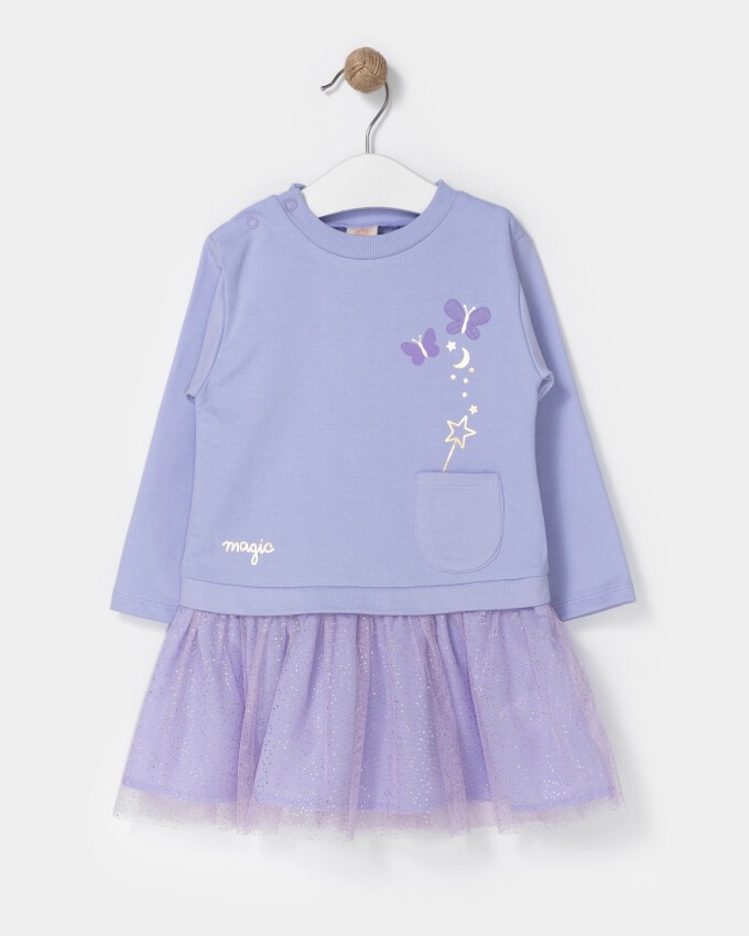 Wholesale Baby Girls Tulle Dress 9-24M Bupper Kids 1053-23929 - 2