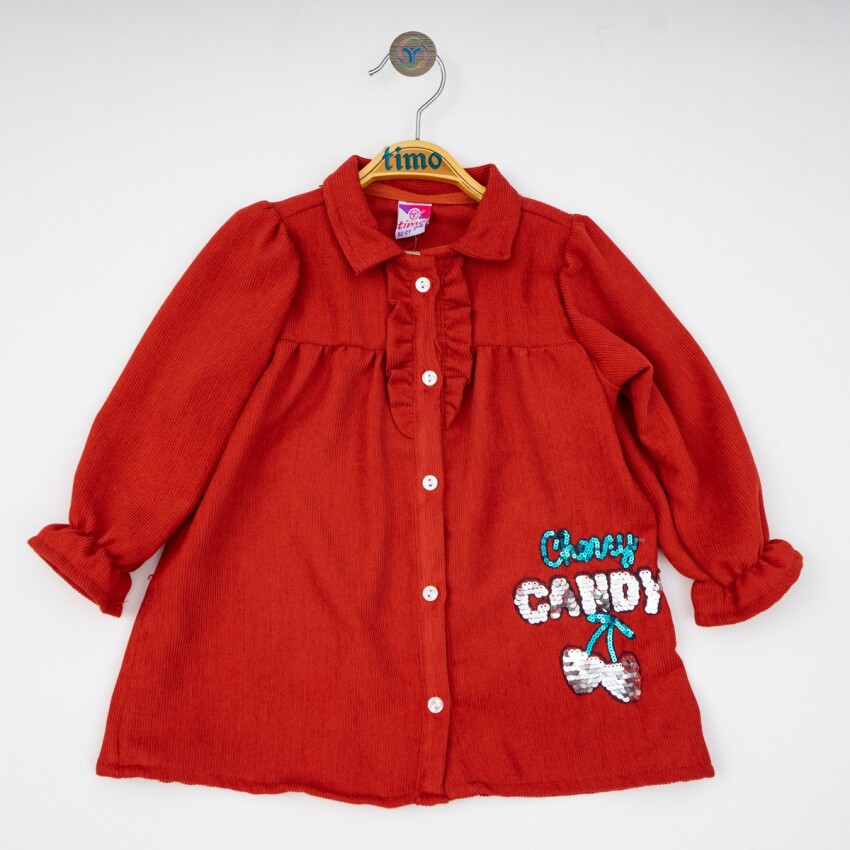 Wholesale Baby Girls Tunic 6-24M Timo 1018-T4KDÜ042223261 - 2