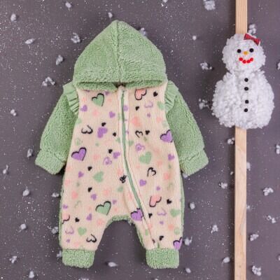 Wholesale Baby Girls Welsoft Rompers 3-12M abyZ 1097-5411 - 1