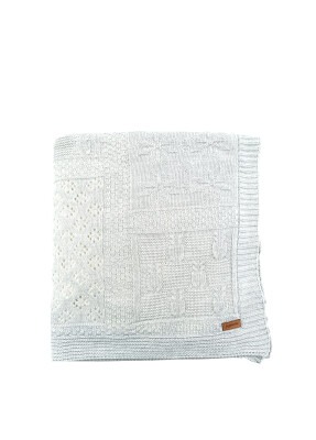 Wholesale Baby Knit Blanket 0-24M Jojomini 1062-97111 Ecru