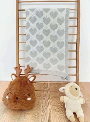 Wholesale Baby Knitted Blanket 0-24M Jojomini 1062-91101 Серый 
