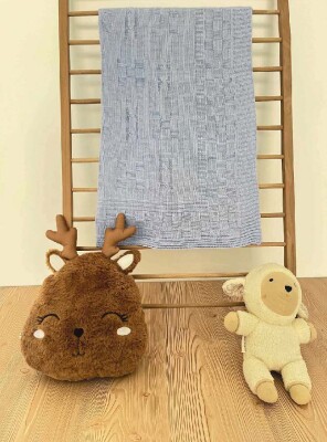 Wholesale Baby Knitted Square Blanket 0-12M Jojomini 1062-97104 - 1