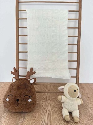 Wholesale Baby Knitted Square Blanket 0-12M Jojomini 1062-97104 - 3