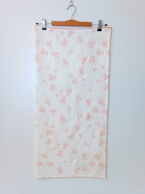Wholesale Baby Muslin Blanket 86x86cm Tomuycuk 1074-10246 Salmon Color 