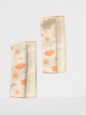 Wholesale Baby Muslin Handkerchief STD Bebek Evi 1045-BEVİ-871 Оранжевый 
