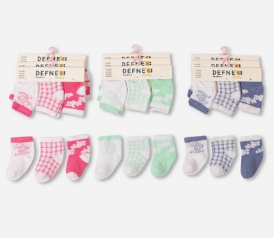 Wholesale 36-Piece Newborn Baby SocksDefne 1064-DFNB-K033-21 - 1