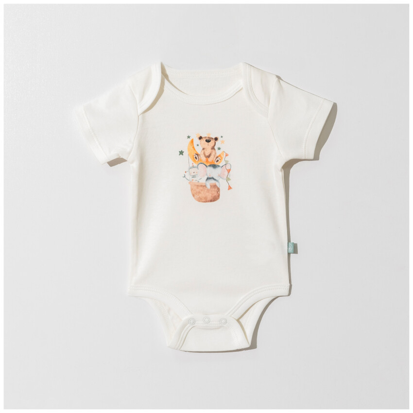 Wholesale Baby Printed Bodysuit 0-9M Pambuliq 2030-7104 - 1