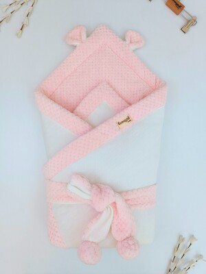 Wholesale Baby Swaddle 0-24M Tomuycuk 1074-45491 Pink