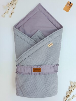 Wholesale Baby Swaddle Blanket 0-24M Bebella baby 2052-65008 Gray