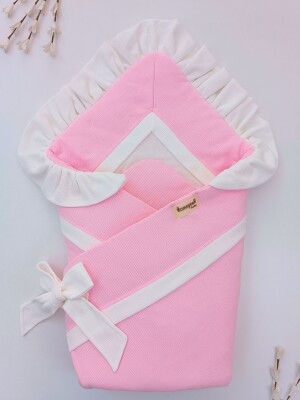 Wholesale Baby Swaddle Blanket 0-24M Tomuycuk 1074-45498 Pink