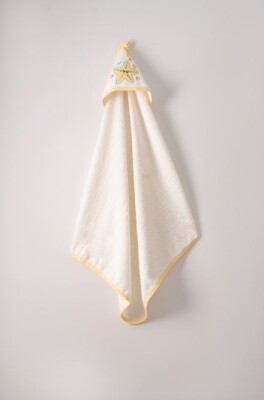 Wholesale Baby Towel 75x80 Ramel Kids 1072-302KREM Yellow