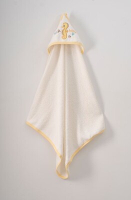 Wholesale Baby Towel 75x80 Ramel Kids 1072-304KREM Yellow