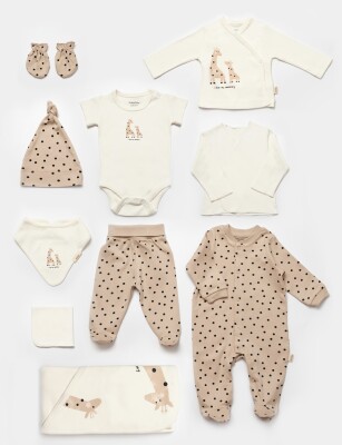 Wholesale Baby UNisex 10-Pieces Newborn Set 0-3M BabyCosy 2022-CSY5112 - BabyCosy