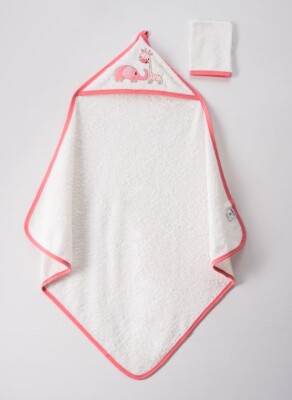 Wholesale Baby Unisex 2-Piece Set with Scrub Mitt and Towel 75x80 Ramel Kids 1072-354 Киноварь