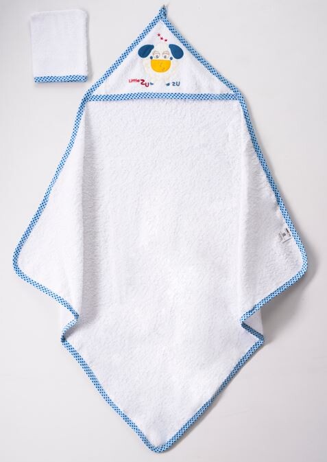 Wholesale Baby Unisex 2-Piece Set with Scrub Mitt and Towel 80x80 Ramel Kids 1072-462 - 1