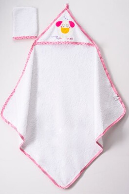 Wholesale Baby Unisex 2-Piece Set with Scrub Mitt and Towel 80x80 Ramel Kids 1072-462 - Ramel Kids (1)