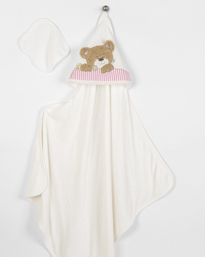 Wholesale Baby Unisex 2-Piece Set with Scrub Mitt and Towel 85x85 Babyline 2015-9-565 - 4