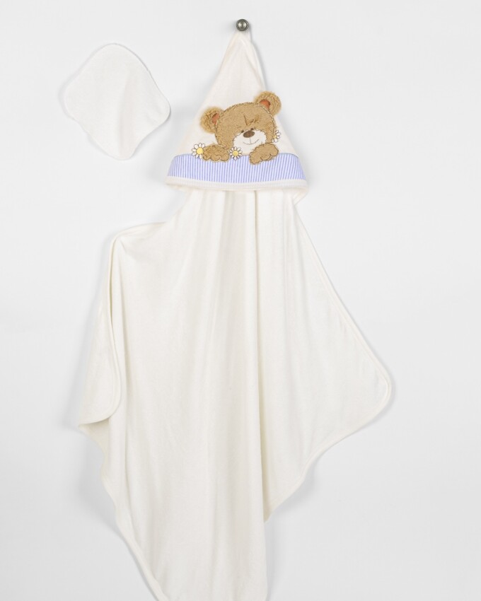 Wholesale Baby Unisex 2-Piece Set with Scrub Mitt and Towel 85x85 Babyline 2015-9-565 - 5