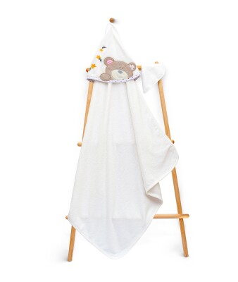 Wholesale Baby Unisex 2-Piece Set with Scrub Mitt and Towel 85x85cm Babyline 2015-9-485 - 2