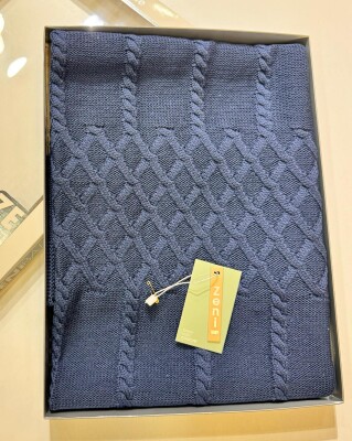 Wholesale Baby Unisex Blanket 80x90cm 0-18M Zeni 2049-2993 Navy 
