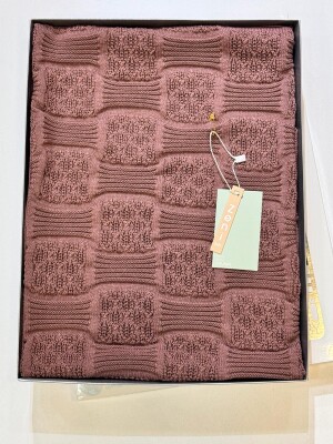 Wholesale Baby Unisex Blanket 80x90cm 0-18M Zeni 2049-3040 Фиолетовый