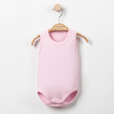 Wholesale Baby Unisex Body 1-6M interkidsy Body 2053-5003 Pink