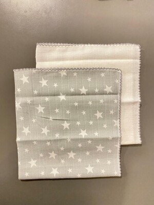 Wholesale Baby Unisex Handkerchief STD Bebek Evi 1045-BEVİ-872 Серый 