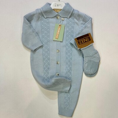 Wholesale Baby Unisex Jumpsuit 0-18M Zeni 2049-3005 - 2