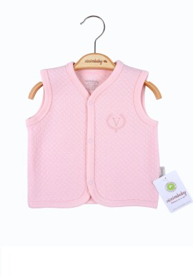 Wholesale Baby Unisex Vest 3-12M Ciccimbaby 1043-4708 Розовый 