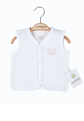 Wholesale Baby Unisex Vest 3-12M Ciccimbaby 1043-4708 Light Pink