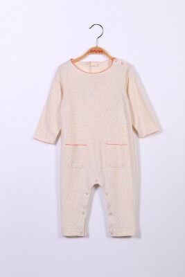 Wholesale Bay Girls 100% Organic Jumpsuit with Snap 3-24M Zeyland 1070-232M2LIN46 - Zeyland