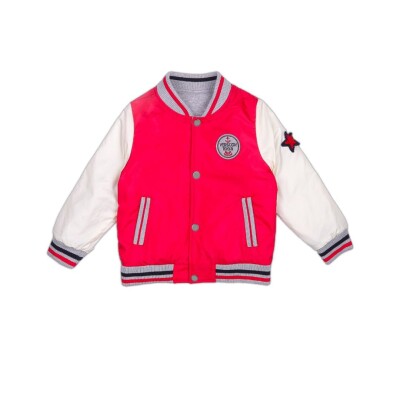Wholesale Boy Collage Jacket (Double) 2-6Y Verscon 2031-5816 Red