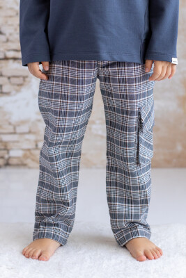 Wholesale Boy Plaid Trousers 5-8Y Zeyland 1070-252M3KOP01 - Zeyland