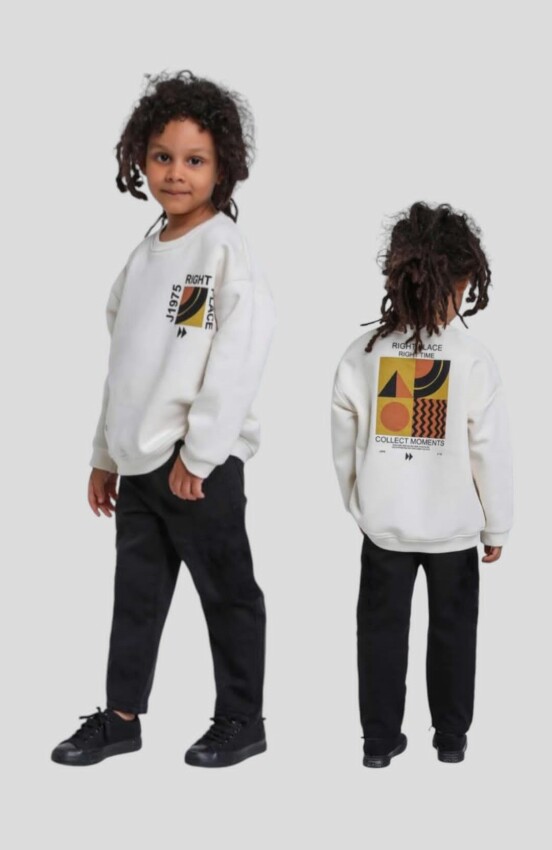 Wholesale Boys 2-Piece Printed Tracksuit Set 2-8Y KidsRoom 1031-8018-1 - 3