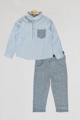 Wholesale Boys 2-Piece Shirt and Pants Set 2-5Y Kumru Bebe 1075-4107 - Kumru Bebe (1)