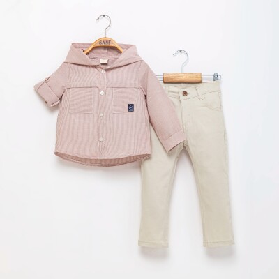 Wholesale Boys 2-Piece Shirt and Pants Set 2-5Y Sani 1068-2303 - Sani (1)
