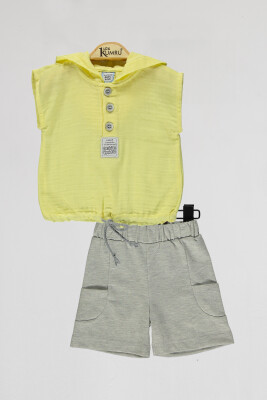 Wholesale Boys 2-Piece Shirts and Shorts Set 6-18M Kumru Bebe 1075-4112 - Kumru Bebe (1)