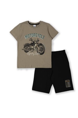 Wholesale Boys 2-Piece Shorts Set with T-shirt 8-14Y Elnino 1025-22156 - Elnino (1)