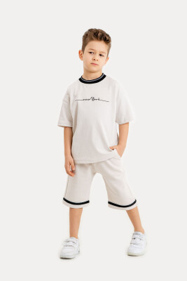 Wholesale Boys 2-Piece T-Shirt and Shorts Set 10-13Y Gold Class 1010-4601 - Gold Class