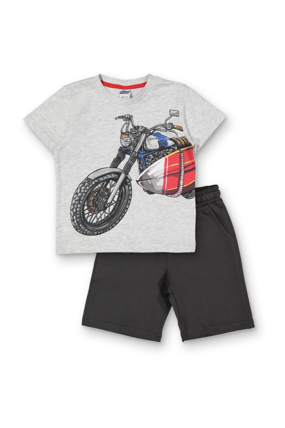 Wholesale Boys 2-Piece T-Shirt and Shorts Set 3-6Y Elnino 1025-22107 - 1