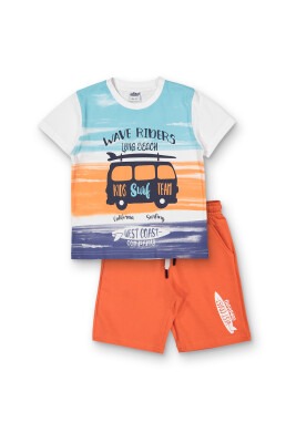 Wholesale Boys 2-Piece T-Shirt and Shorts Set 3-6Y Elnino 1025-22109 - Elnino