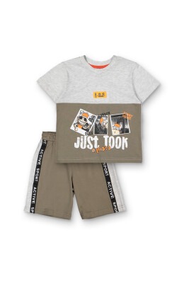 Wholesale Boys 2-Piece T-Shirt and Shorts Set 3-6Y Elnino 1025-22112 - 1