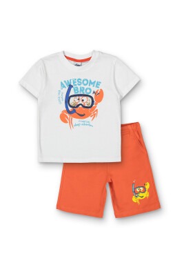 Wholesale Boys 2-Piece T-Shirt and Shorts Set 3-6Y Elnino 1025-22115 - Elnino (1)