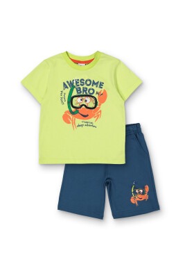 Wholesale Boys 2-Piece T-Shirt and Shorts Set 3-6Y Elnino 1025-22115 - 3