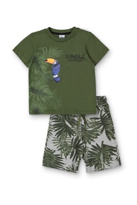 Wholesale Boys 2-Piece T-Shirt and Shorts Set 3-6Y Elnino 1025-22118 - Elnino