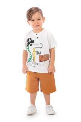 Wholesale Boys 2-Piece T-Shirt And Shorts Set 3-6Y Elnino 1025-22121 - Elnino (1)