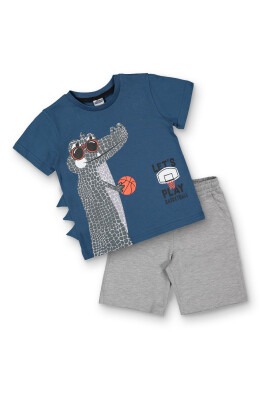 Wholesale Boys 2-Piece T-Shirt and Shorts Set 3-6Y Elnino 1025-22123 - Elnino (1)