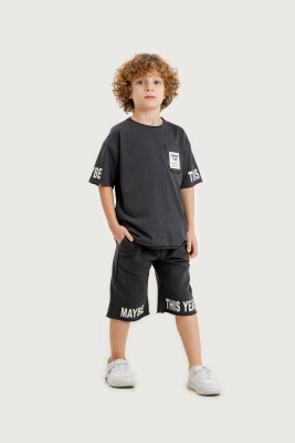 Wholesale Boys 2-Piece T-Shirt and Shorts Set 6-9Y Gold Class 1010-3601 - Gold Class (1)