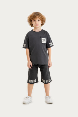 Wholesale Boys 2-Piece T-Shirt and Shorts Set 6-9Y Gold Class 1010-3602 - Gold Class (1)